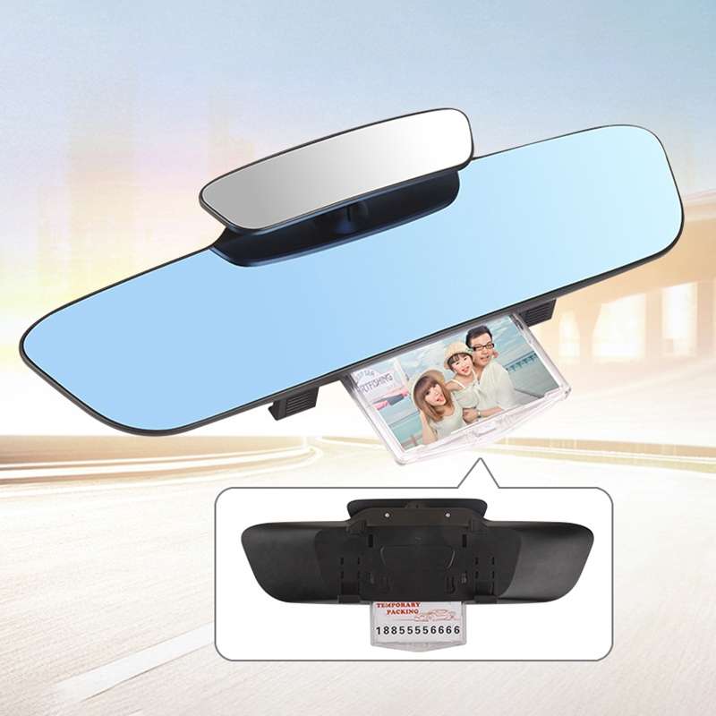 YC-193 Multifunctional Car Interior Rearview Mirror Large Field of Vision Anti-glare Auxiliary Car B