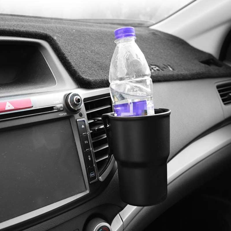 Multifunctional Car Water Cup Holder Hanging Storage Box Mobile Phone Holder Air Outlet Trash Can (B