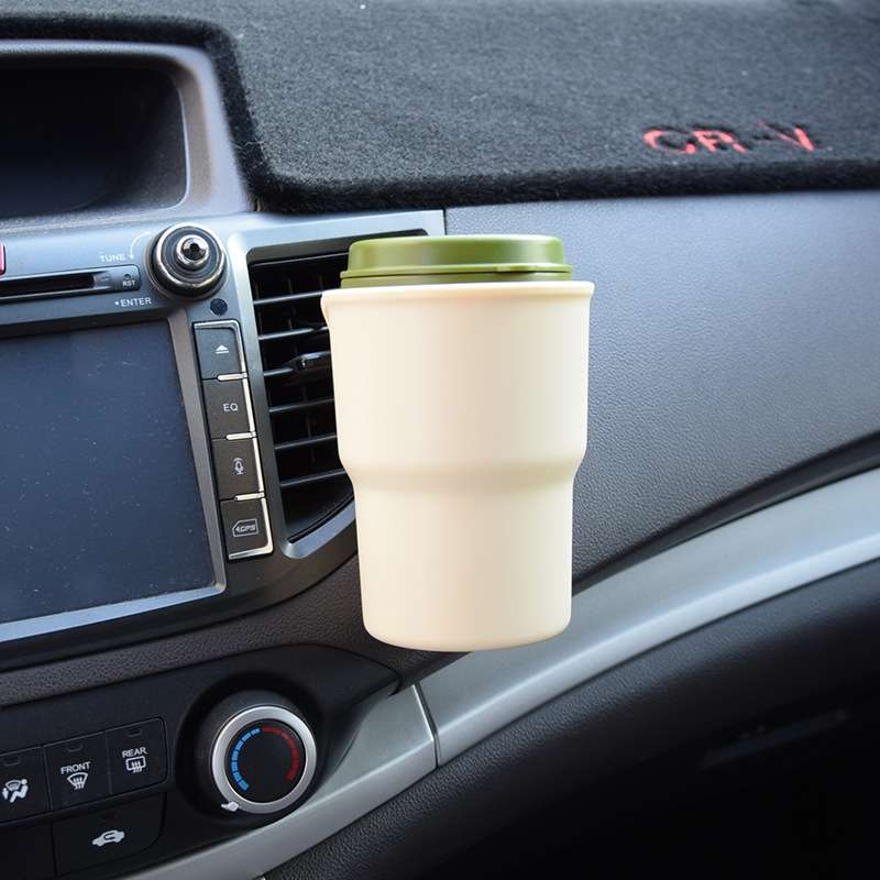 Multifunctional Car Water Cup Holder Hanging Storage Box Mobile Phone Holder Air Outlet Trash Can (B