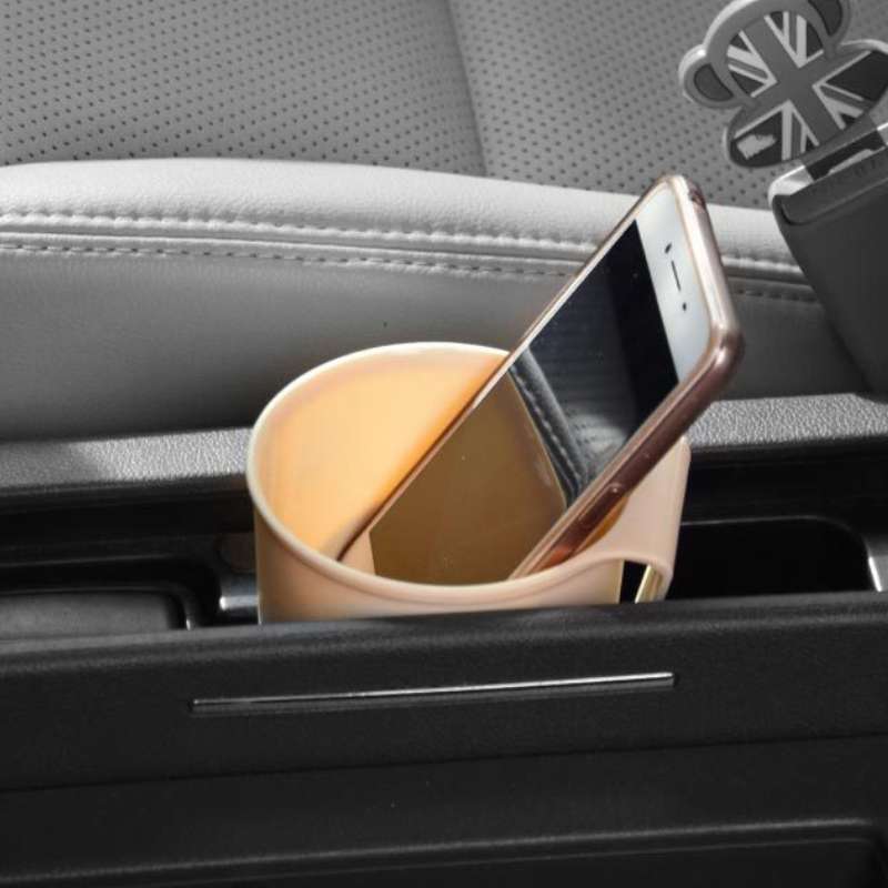 Multifunctional Car Water Cup Holder Hanging Storage Box Mobile Phone Holder Air Outlet Trash Can (B