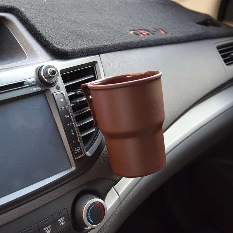 Multifunctional Car Water Cup Holder Hanging Storage Box Mobile Phone Holder Air Outlet Trash Can (B