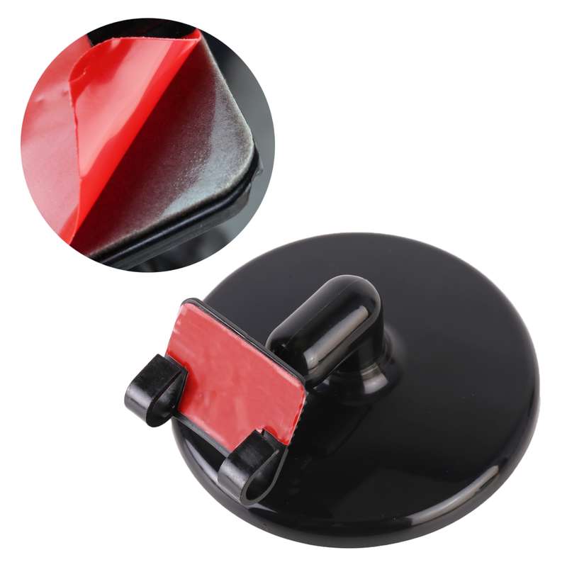 2 PCS Car Large Size Rearview Mirror Blind Spot Side Assistant Mirror (Black)