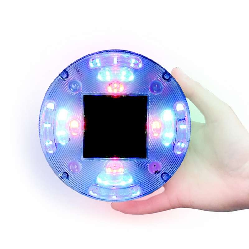 2 PCS Solar LED Flashing Light Car Rear-end Collision Warning Lights, Strong Magnetic Constantly Bri