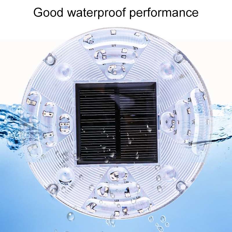 2 PCS Solar LED Flashing Light Car Rear-end Collision Warning Lights, Strong Magnetic Constantly Bri