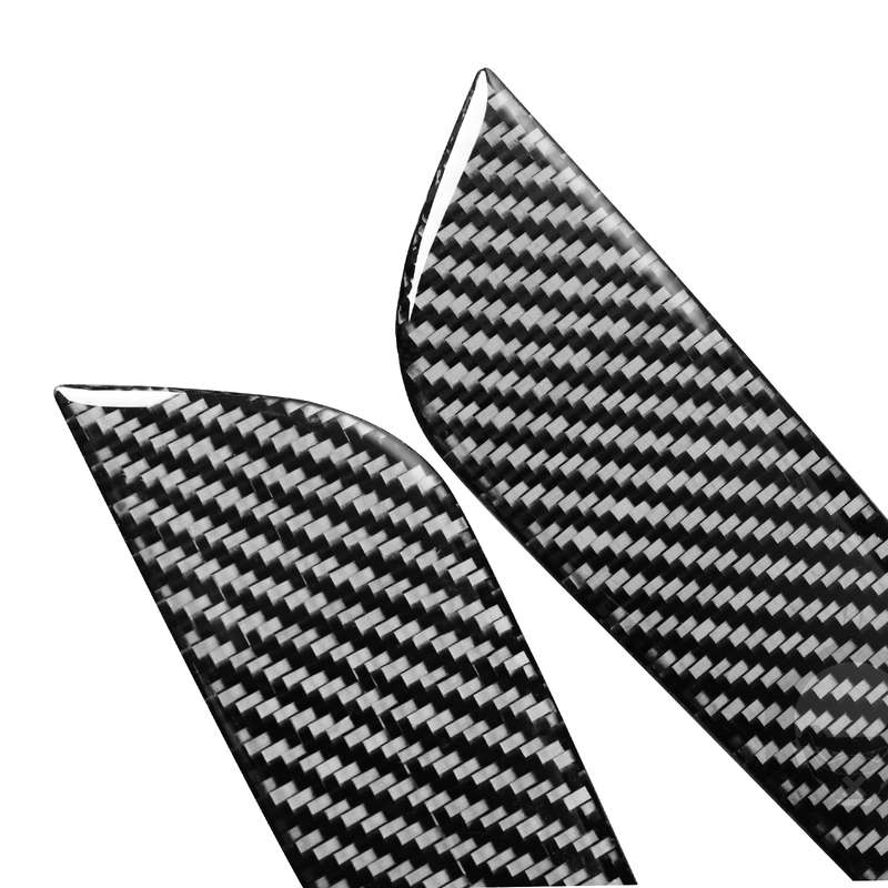3 in 1 Car Carbon Fiber Gears Panel Decorative Sticker for Audi A5 Hard Top 2008-, Left and Right Dr