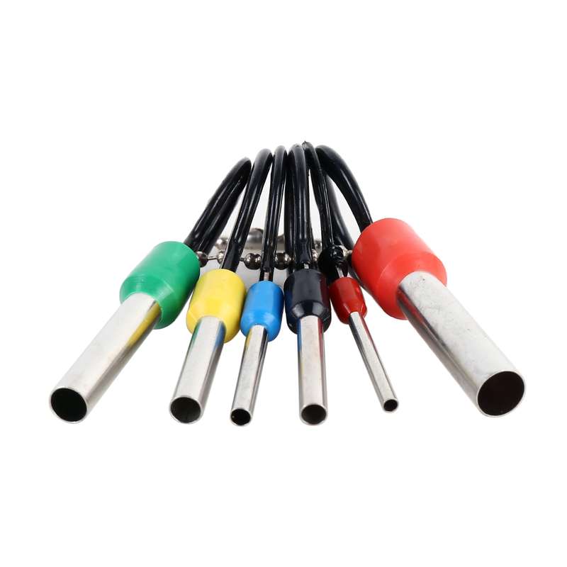 6 in 1 Car Plug Circuit Board Wire Harness Terminal Extraction Pick Connector Crimp Pin Back Needle