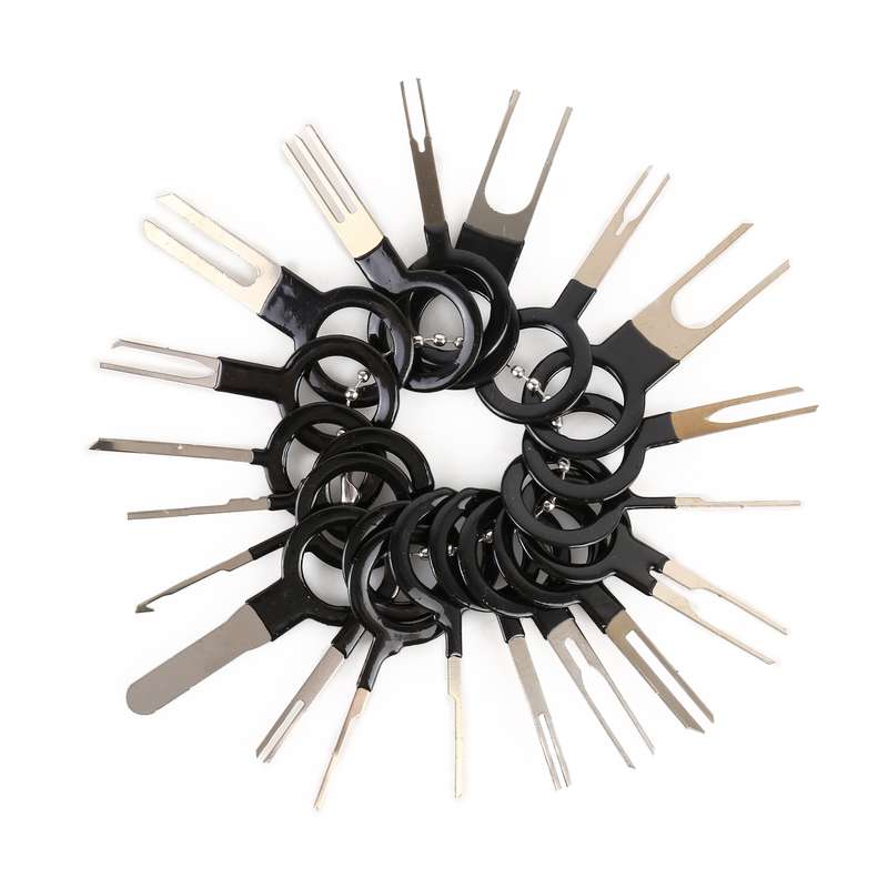 59 in 1 Car Plug Circuit Board Wire Harness Terminal Extraction Pick Connector Crimp Pin Back Needle