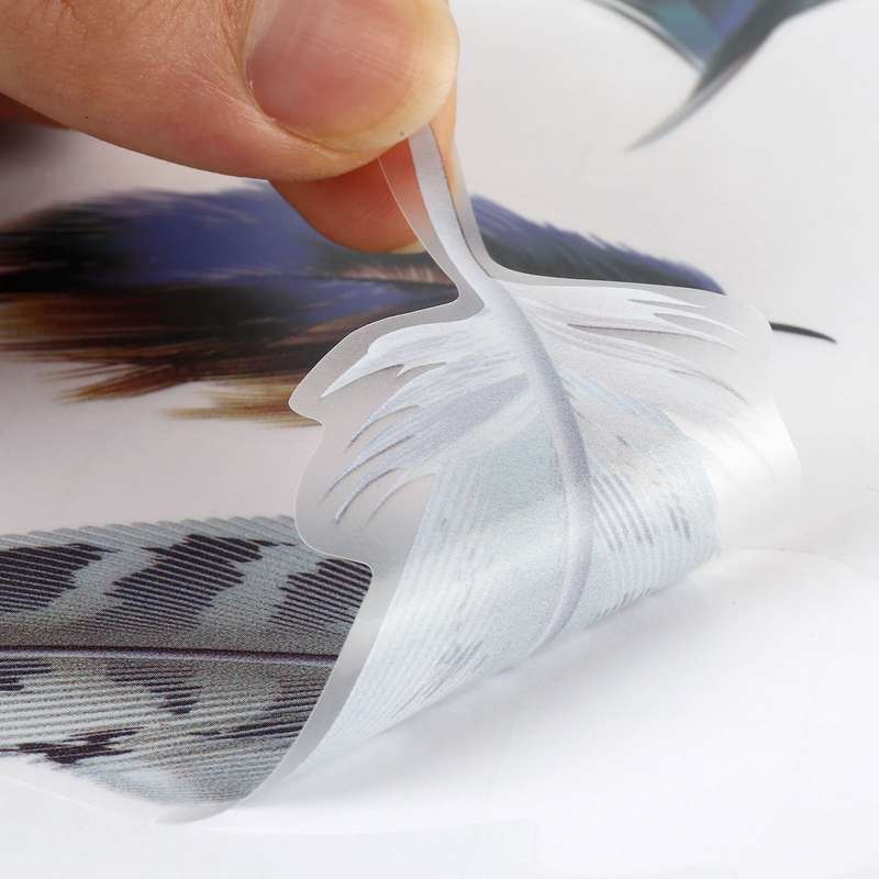 Feather Car Body Random Stickers, Pattern 5