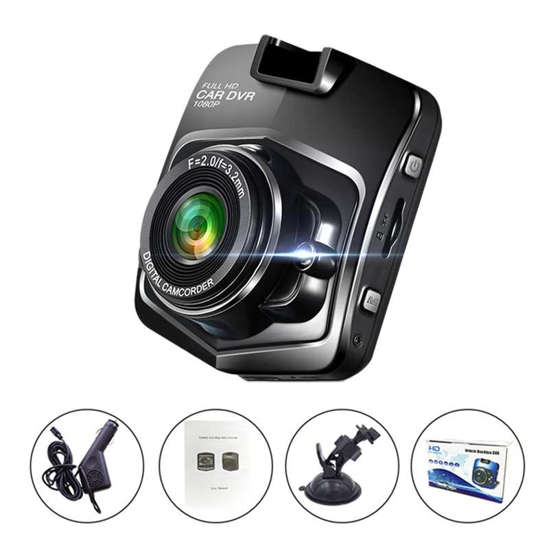 2.2 inch Car 480P Single Recording Shield Driving Recorder DVR Support Parking Monitoring / Loop Rec