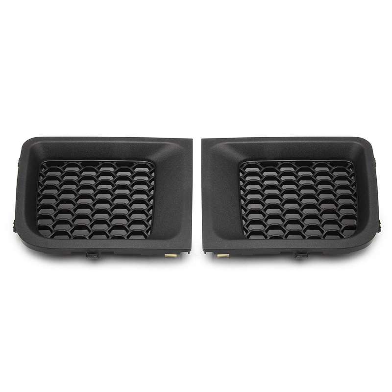 2 PCS Car Left + Right Front Bumper Lower Grille Bezel Cover for Jeep Renegade