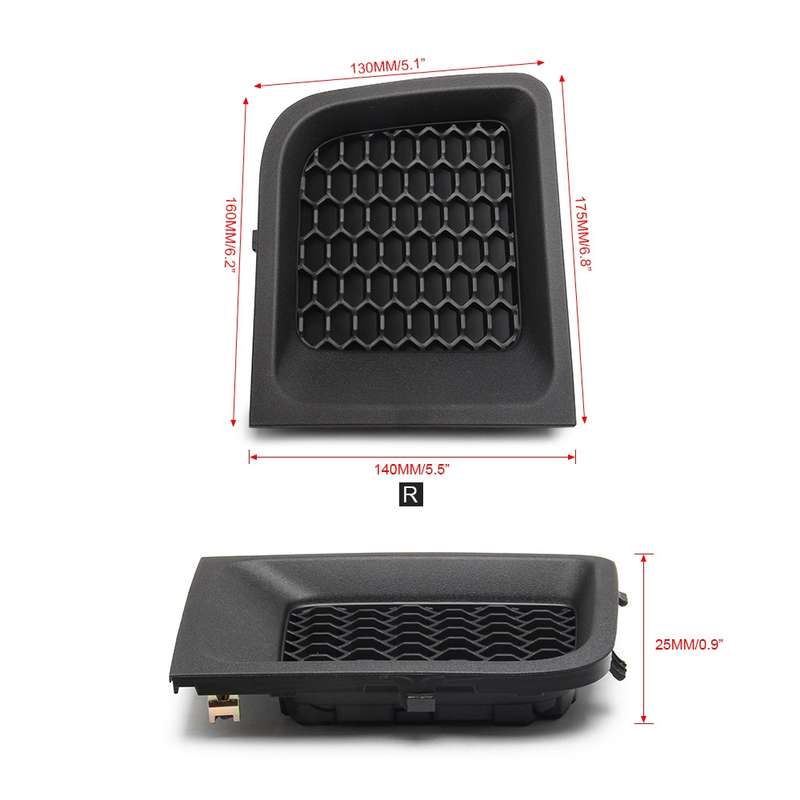 Car Right Front Bumper Lower Grille Bezel Cover for Jeep Renegade