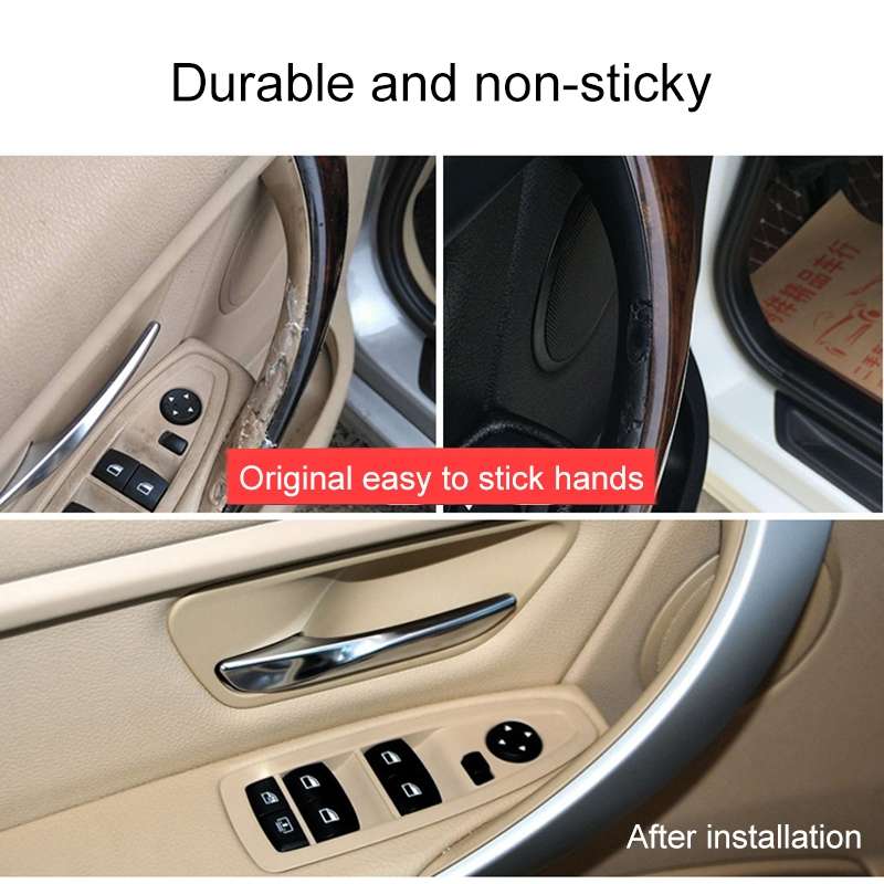 Car Left Rear Side Inner Armrest Door Handle for BMW F30 / F35, Left and Right Drive Universal(Black