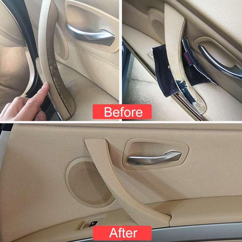 Car Left Side Door Outside Cover for BMW E90 2005-2012, Left and Right Drive Universal (Black)