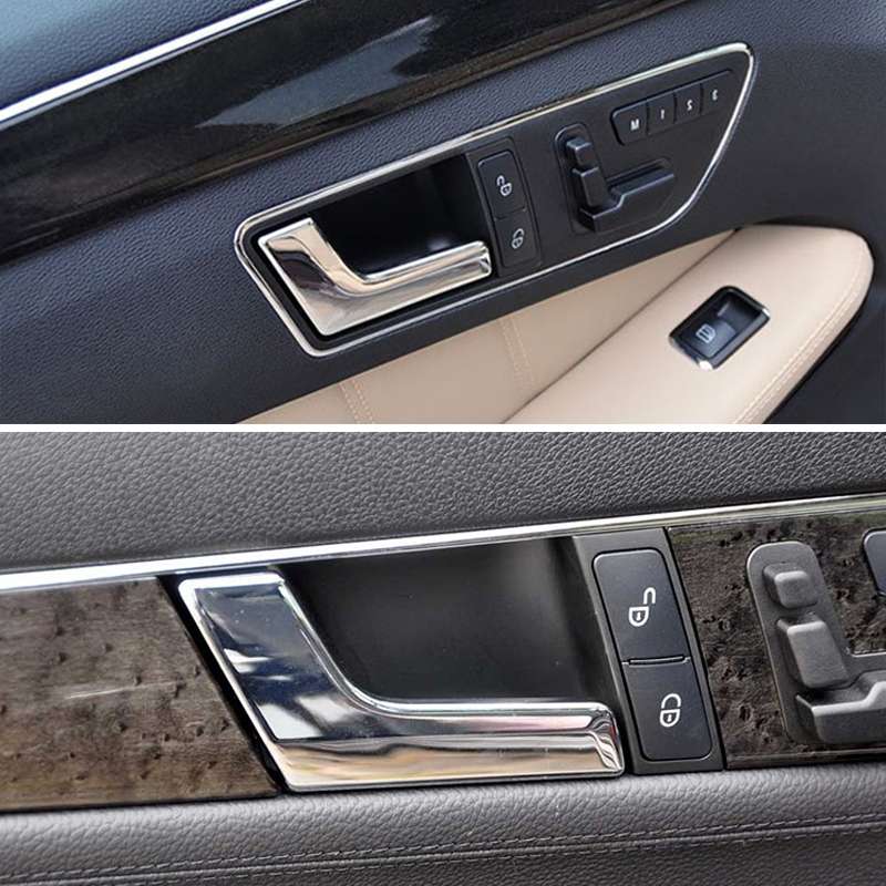 Car Right Side Electroplating Bright Inner Door Handle for Mercedes-Benz C Class W204 / X204 2008-20
