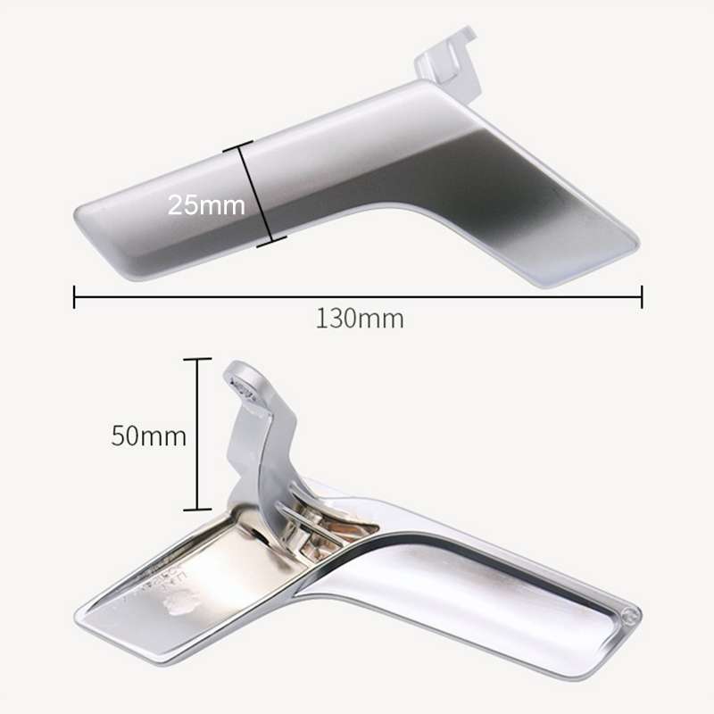 Car Left Side Electroplating Matte Inner Door Handle for Mercedes-Benz C Class W204, Left and Right