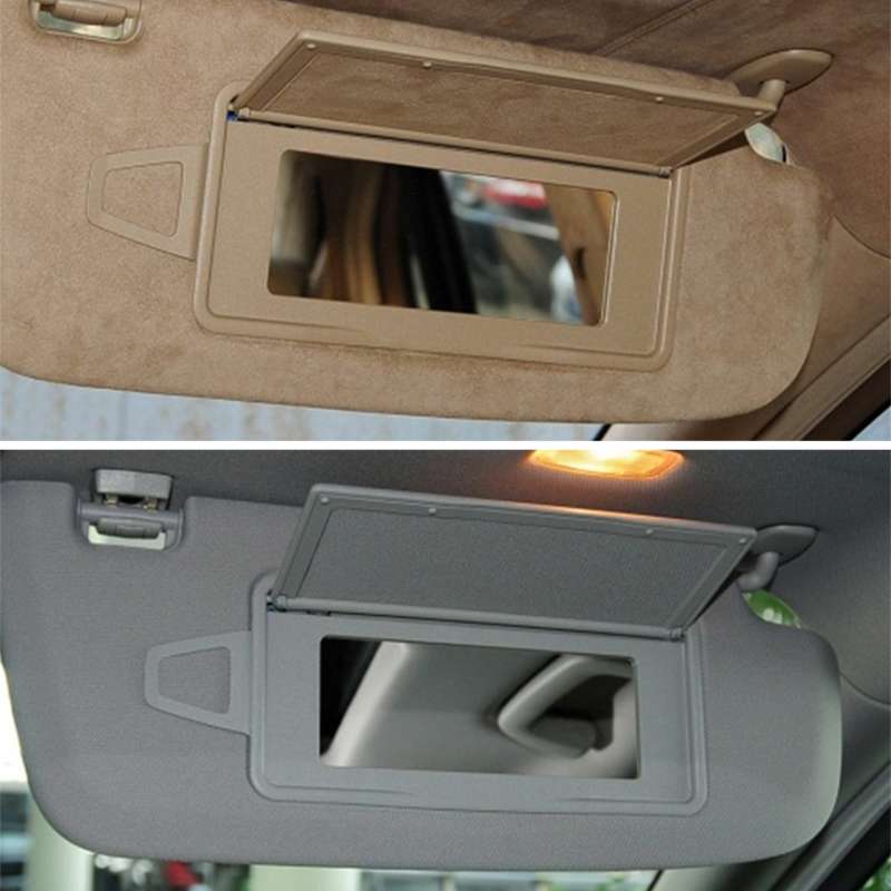 Car Front Row Left Sun Visor Makeup Mirror for Mercedes-Benz S Class W220 1998-2005, Left and Right