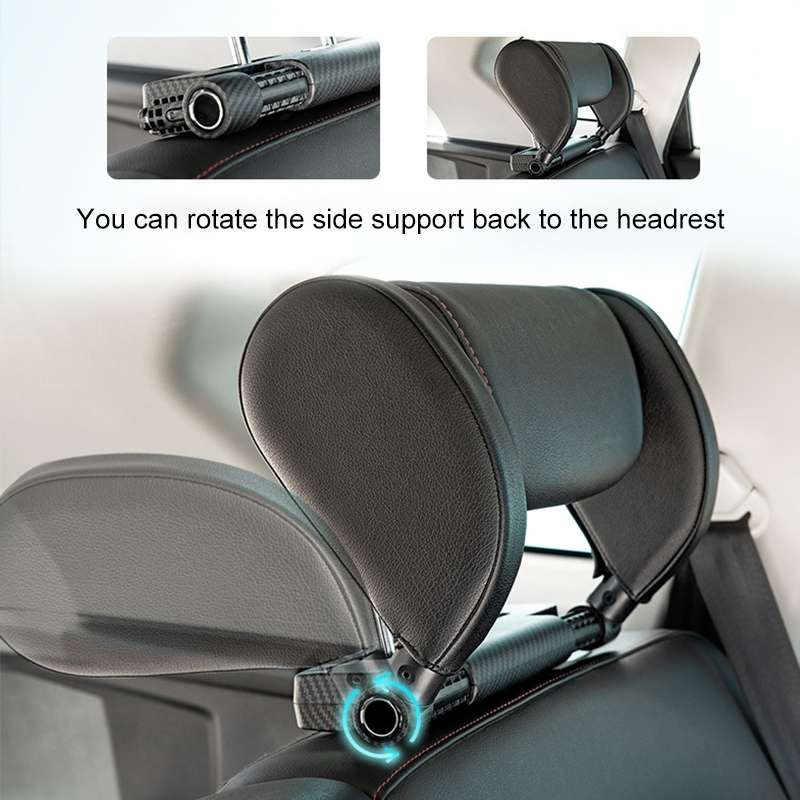 A03 Adjustable Car Auto U-shaped Memory Foam Neck Rest Cushion Seat Pillow (Black)