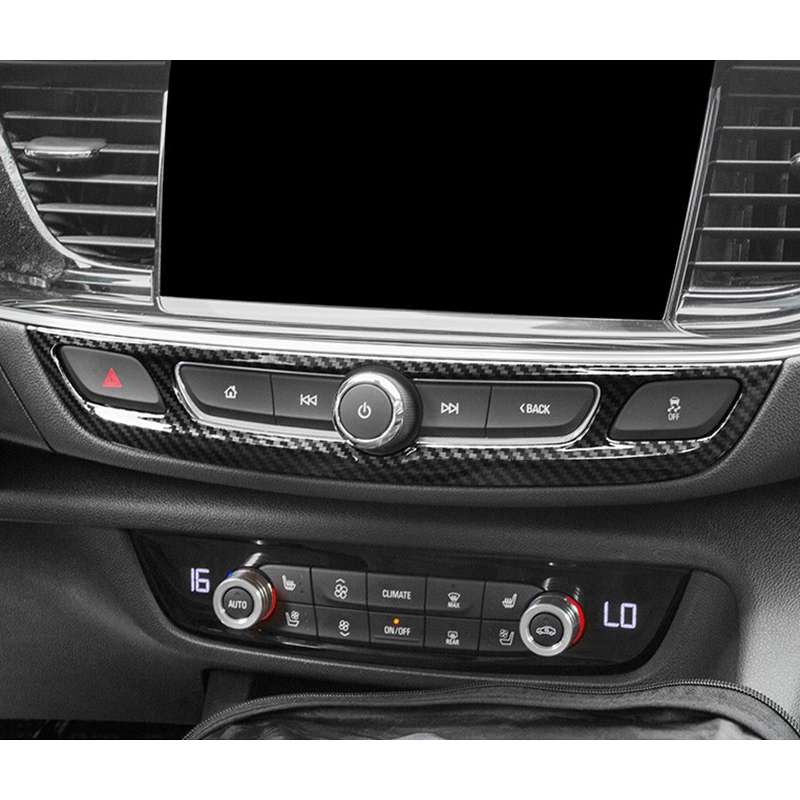Car Carbon Fiber Navigation Panel Decorative Sticker for Buick Regal 2017-2021