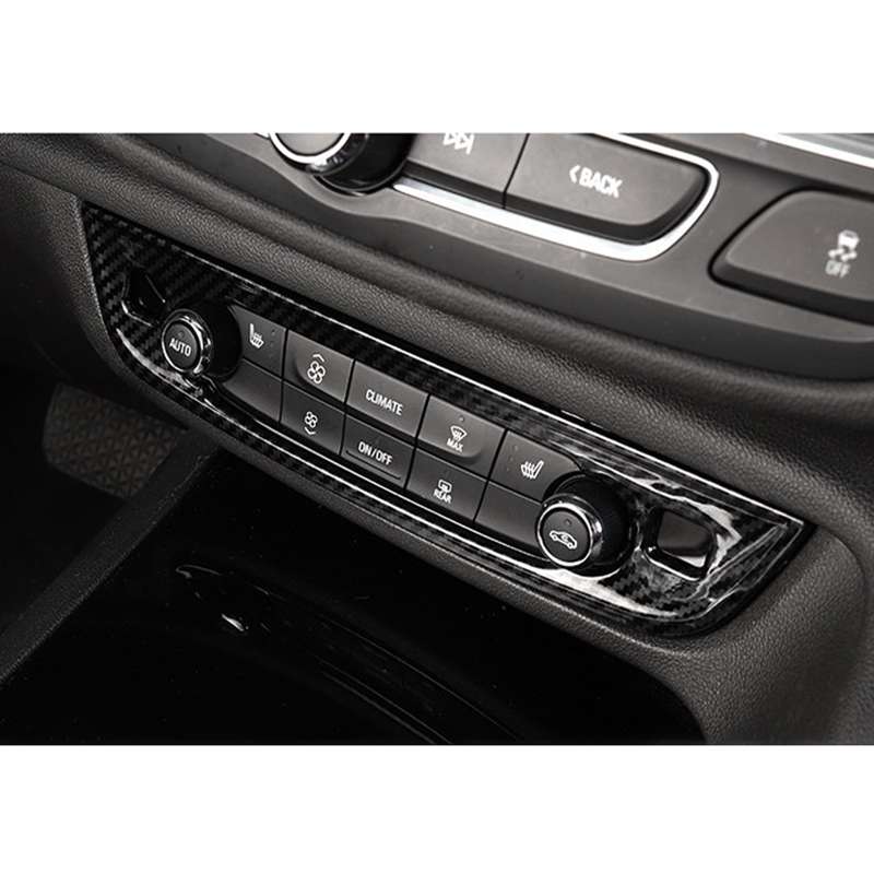Car Carbon Fiber Air Conditioning Panel Decorative Sticker for Buick Regal 2017-2021