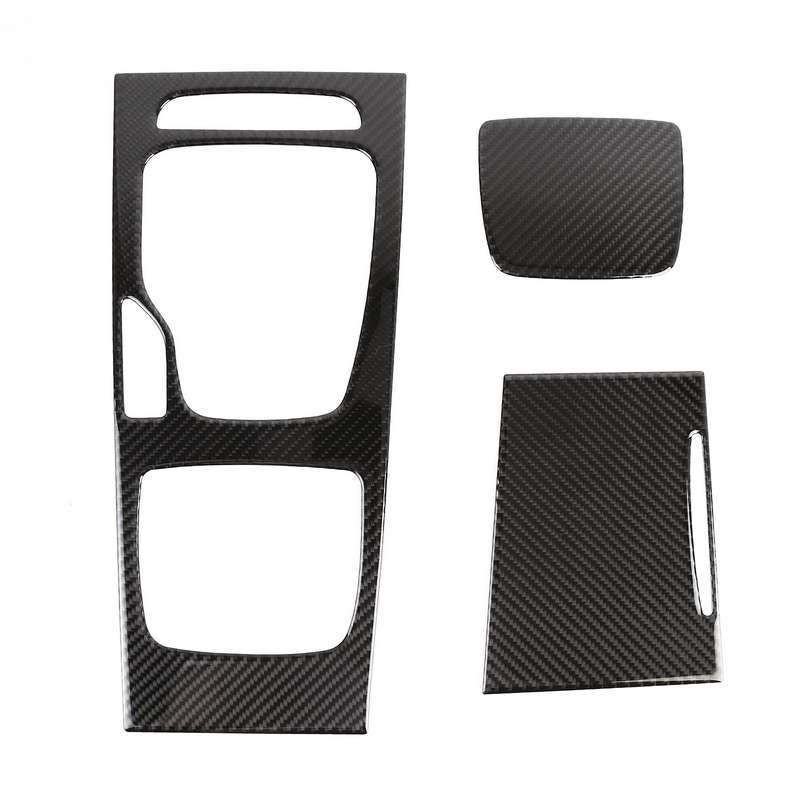3 in 1 Car Carbon Fiber Gear Panel Decorative Sticker for Buick Regal 2017-2021