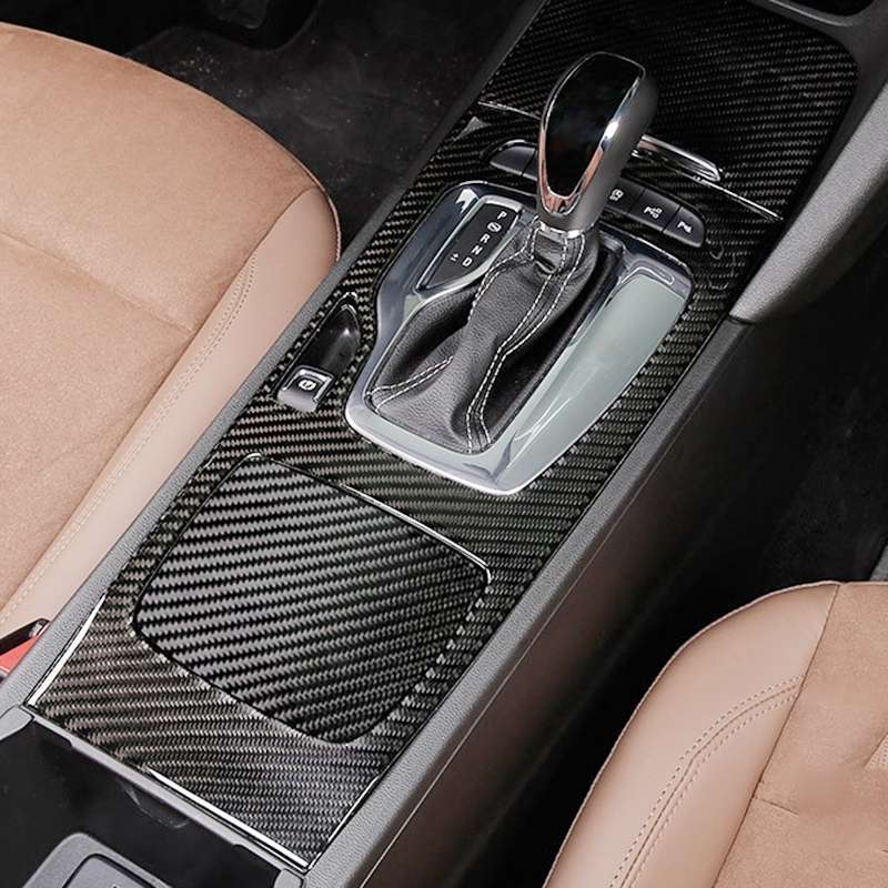 3 in 1 Car Carbon Fiber Gear Panel Decorative Sticker for Buick Regal 2017-2021