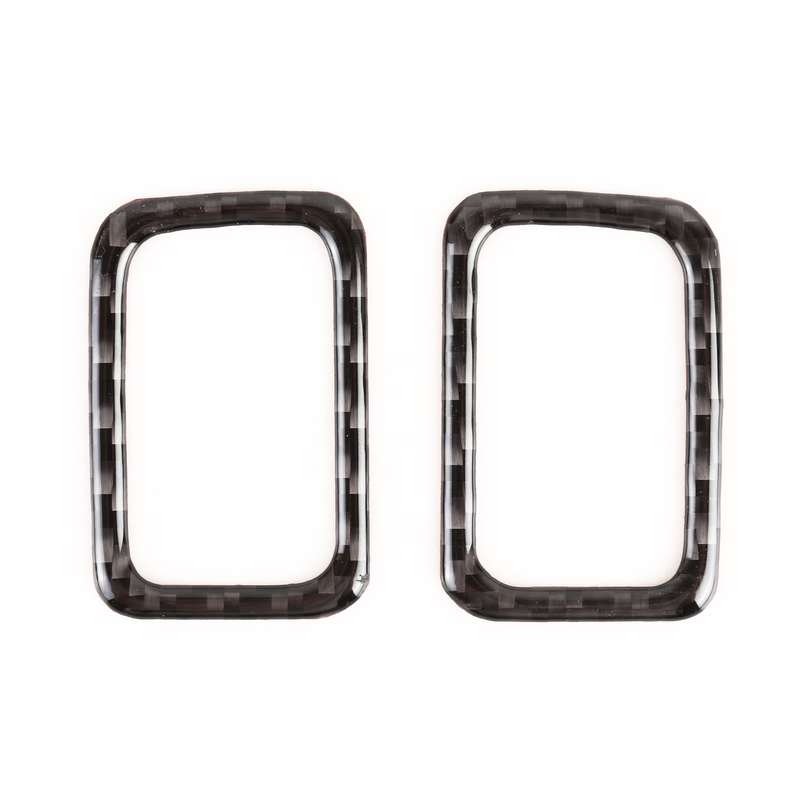 2 in 1 Car Carbon Fiber A-pillar Air Outlet Frame Decorative Sticker for WEY TANK 300