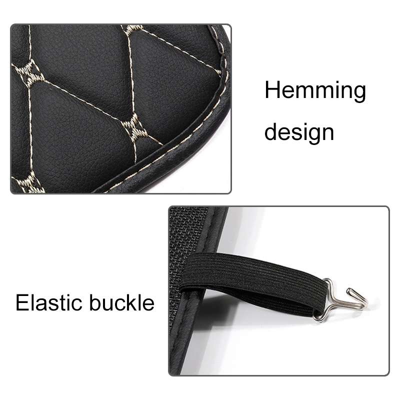 Car Half-inclusive Seat Back Anti-kick Mat Rear Anti-dirty Pad Small Size