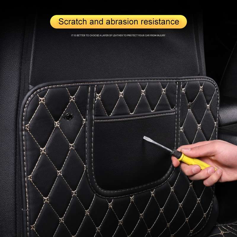 Car Half-inclusive Seat Back Anti-kick Mat Rear Anti-dirty Pad Small Size