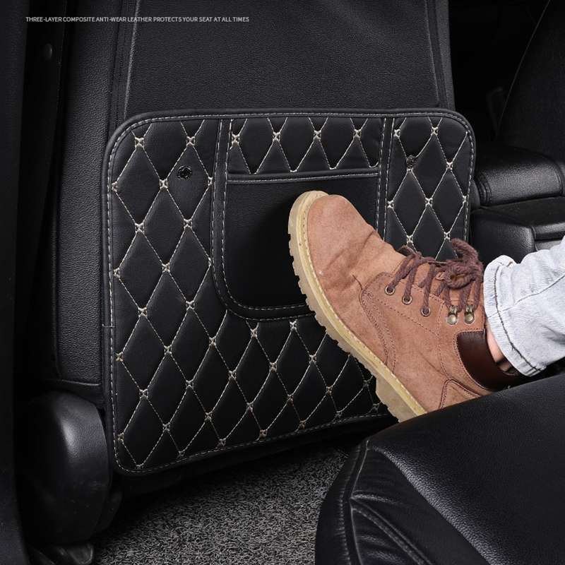 Car Half-inclusive Seat Back Anti-kick Mat Rear Anti-dirty Pad Small Size