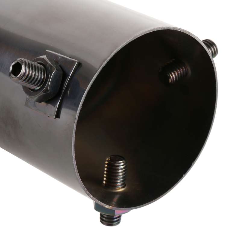Universal Car Styling Stainless Steel Elbow Exhaust Tail Muffler Tip Pipe, Inside Diameter: 7.2cm (G