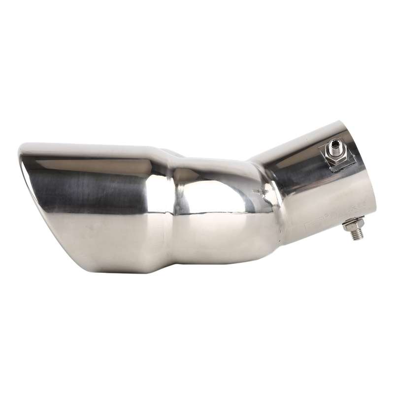 Universal Car Styling Stainless Steel Elbow Exhaust Tail Muffler Tip Pipe, Inside Diameter: 6cm (Gre