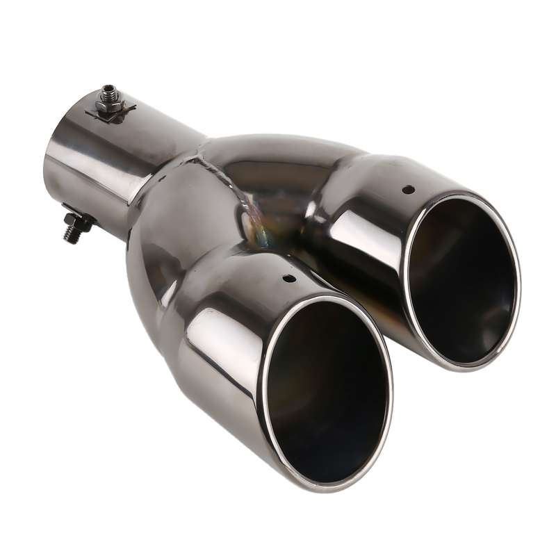 Universal Car Styling Stainless Steel Straight Exhaust Tail Muffler Tip Pipe, Inside Diameter: 6cm (