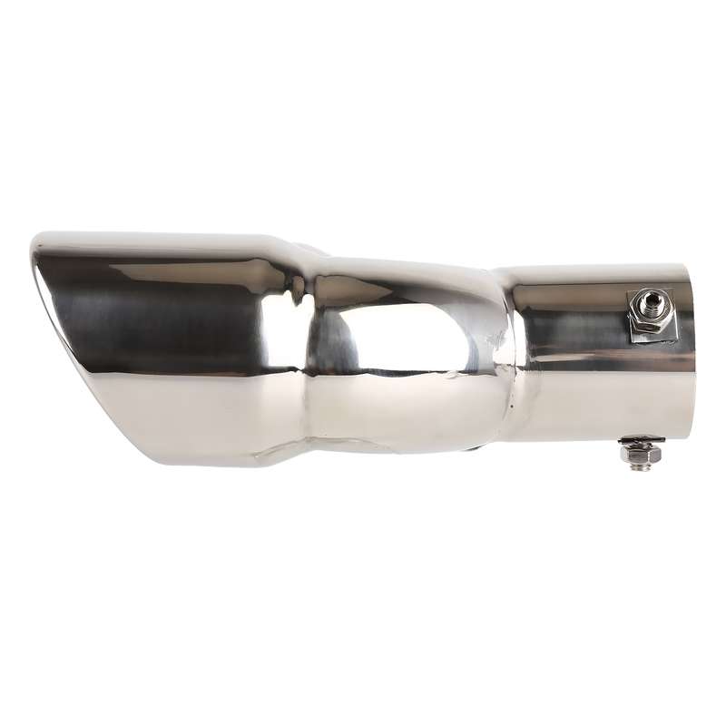 Universal Car Styling Stainless Steel Straight Exhaust Tail Muffler Tip Pipe, Inside Diameter: 6cm (