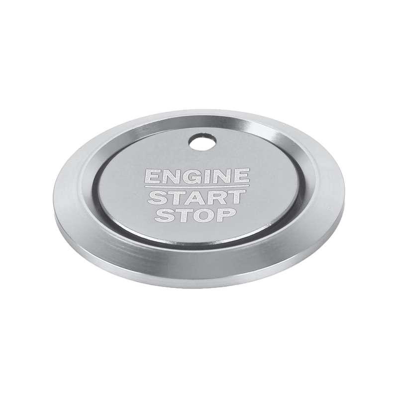 Car Engine Start Key Push Button Ring Trim Sticker Decoration for Ford F150 (Gold)