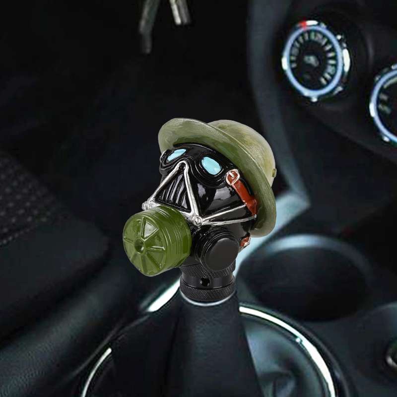 Universal Face Mask Shape Manual or Automatic Gear Shift Knob Fit for All Car