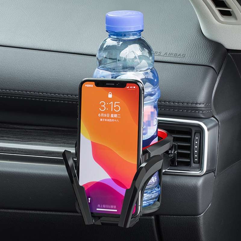 Car Air Outlet Water Cup Holder (Silver)