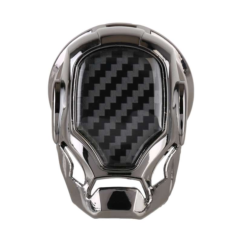 Car Engine Start Key Push Button Protective Cover (Gun Metal)