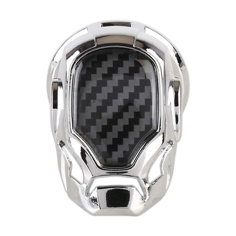 Car Engine Start Key Push Button Protective Cover (Gun Metal)
