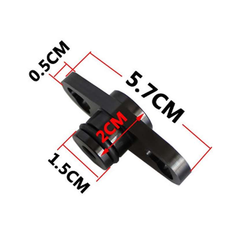 Car Modified Fuel Booster Valve Base Pressure Regulating Valve Connection Seat for Mitsubishi, Big H