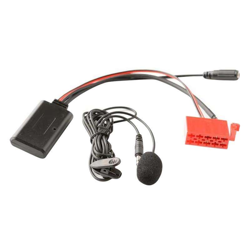 Car AUX Bluetooth Audio Cable Wiring Harness + MIC for Mercedes-Benz Special by abaecker BE2210/BE16