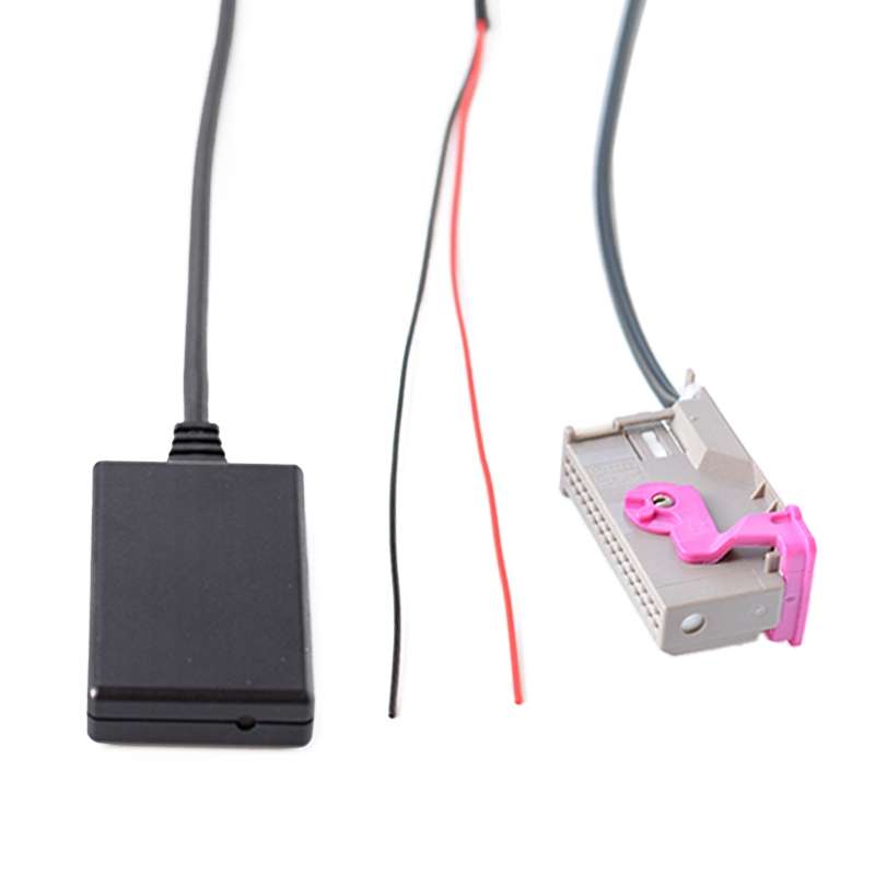 Car RNS-E 32PIN Bluetooth Music AUX Digital Audio Cable + MIC + Music Change for Audi A3 A4 A6 A8 TT