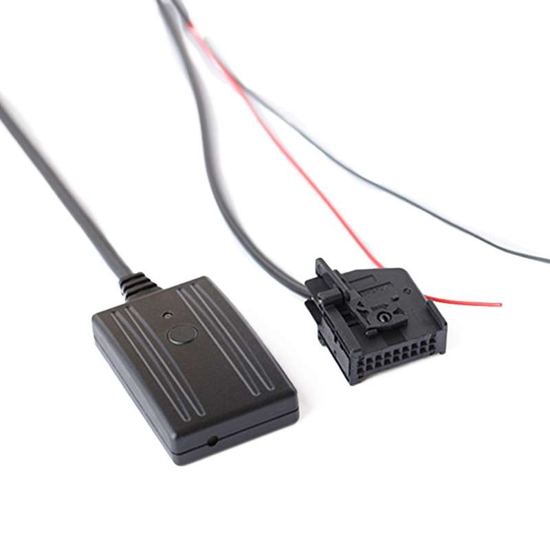 Car MFD2 RNS2 18PIN Bluetooth Music AUX Digital Audio Cable + MIC + Music Change for Audi / Volkswag
