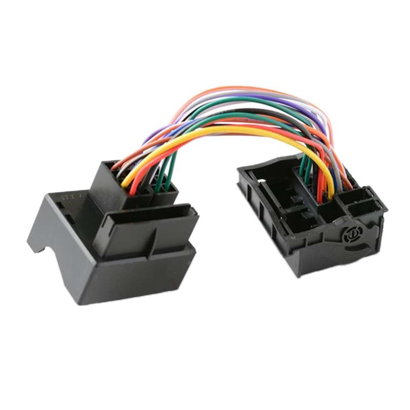 Car Male and Female Power Horn Plug Extension Cable for Volkswagen / Ford / Opel / Benz / BMW / ISO-