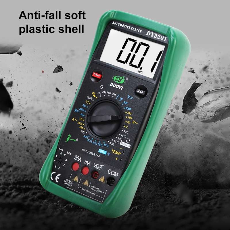 DUOYI DY2201 Car High-precision Digital Automobile Multi-function Maintenance Automatic Universal Me