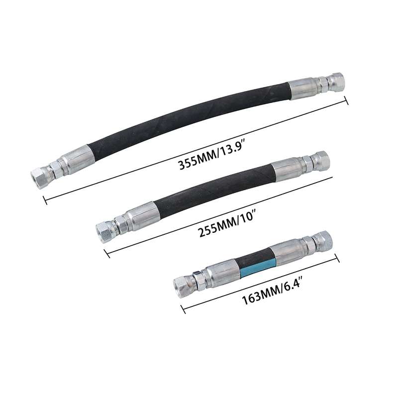 HF075 High Pressure Oil Pump (HPOP) Hoses Lines Fittings Set for 1994-1997 OBS Ford Powerstroke Turb