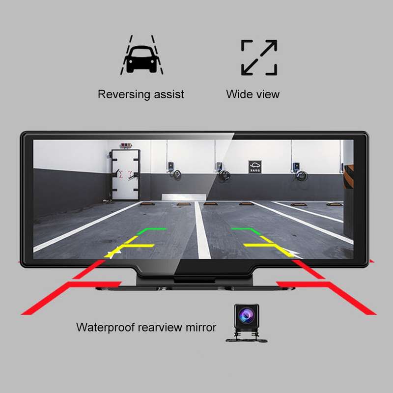 K880 Car 11 inch Widescreen 1080P 4G Center Console Driving Recorder Reversing Voice Control Android