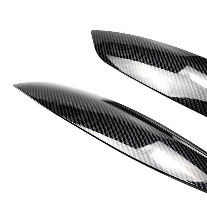 Car Headlight Eyebrow Decoration Sticker for Volkswagen Golf 5 (Black)