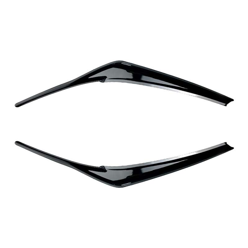 Car Headlight Eyebrow Decoration Sticker for Toyota Camry 2018+ (Black)