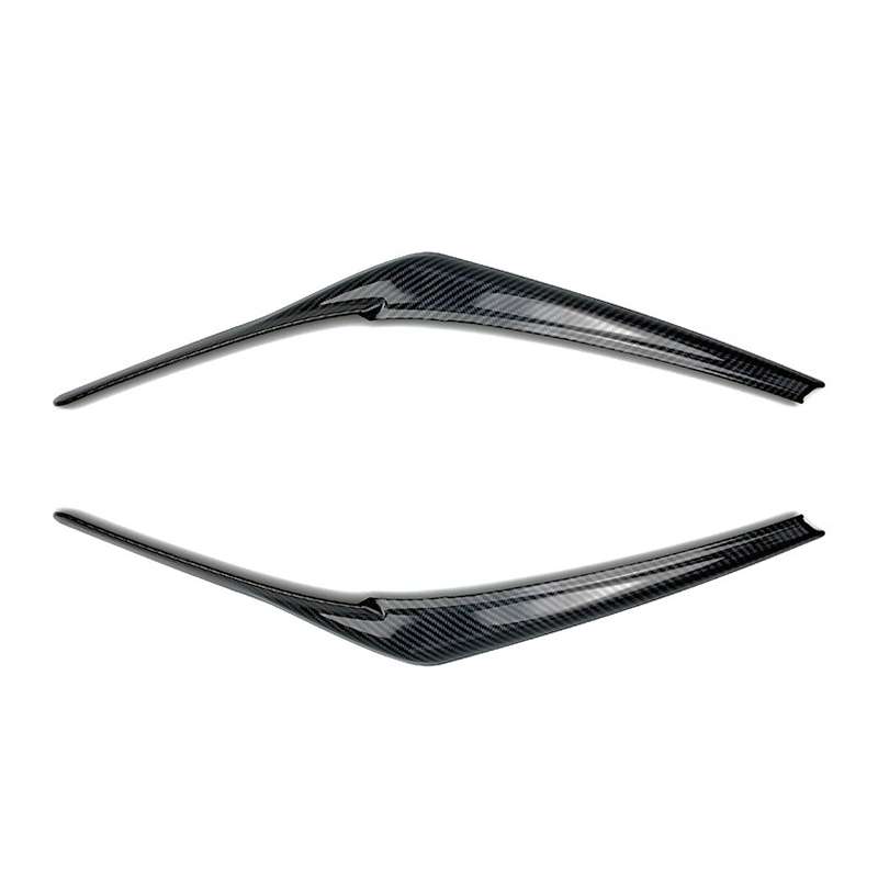 Car Headlight Eyebrow Decoration Sticker for Toyota Camry 2018+ (Black)