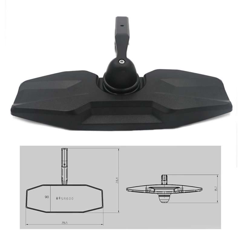 Universal 1.75 inch All Terrain Car Central Mirror Rearview Mirror For UTV/ATV